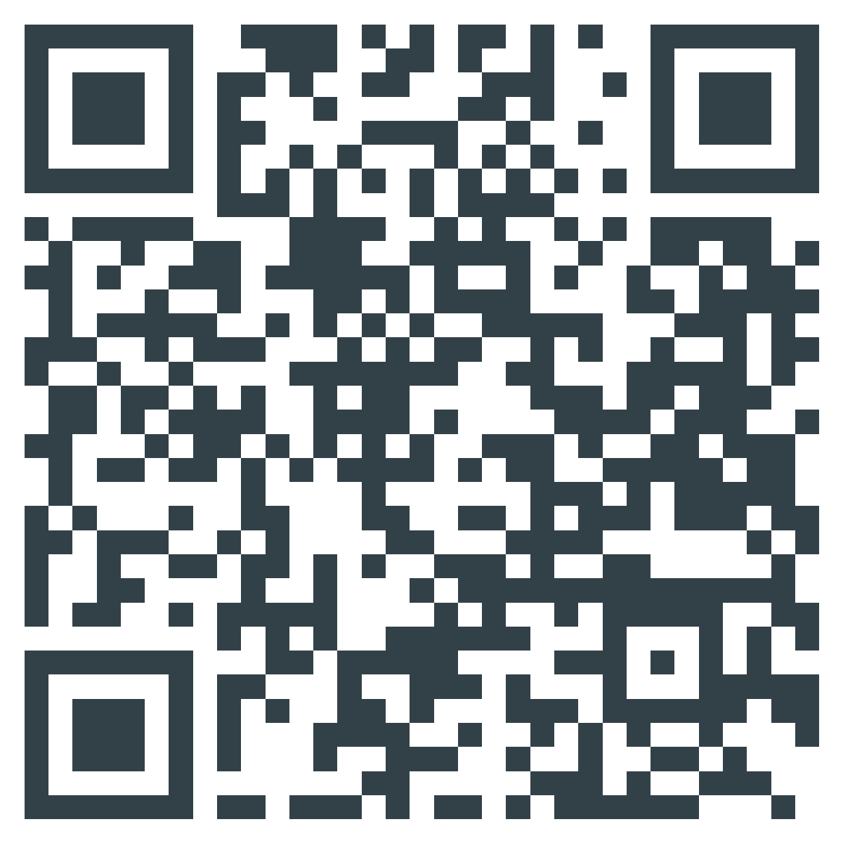 Supporter QR code, for a slide